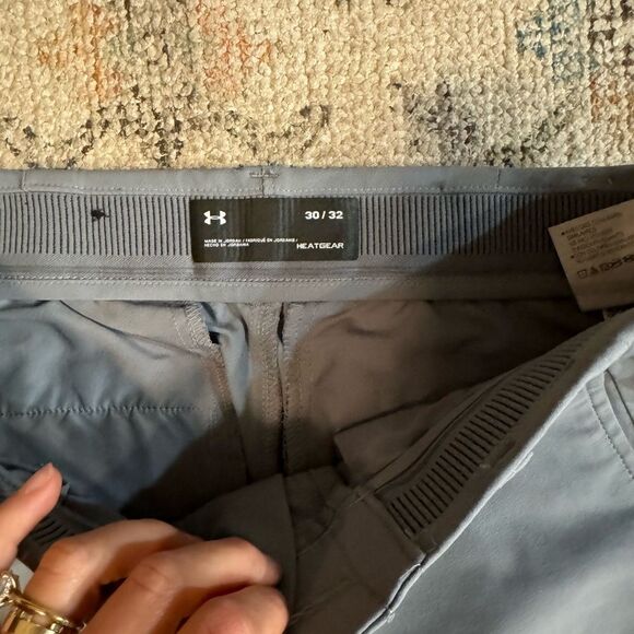 Men's Under Armour Drive Pants - Steel / Halo Gray - 30/32 - Picture 5 of 9